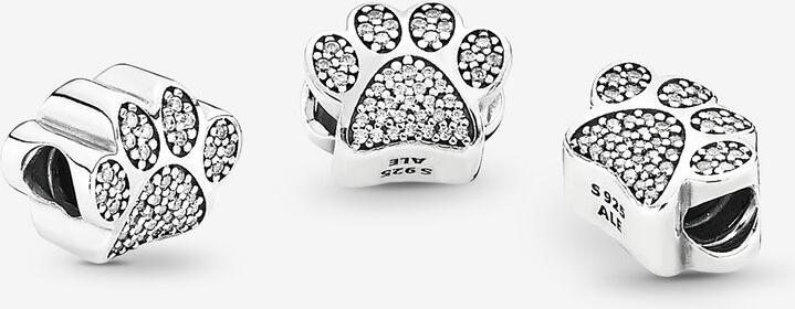 Pandora Sparkling Paw Print Charm 791714CZ Anhänger