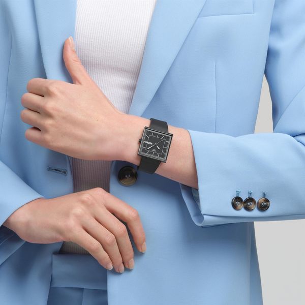 Swatch WHAT IF…BLACKAGAIN? SO34B701 Orologio unisex Swatch WHAT IF…BLACKAGAIN? SO34B701 Orologio unisex