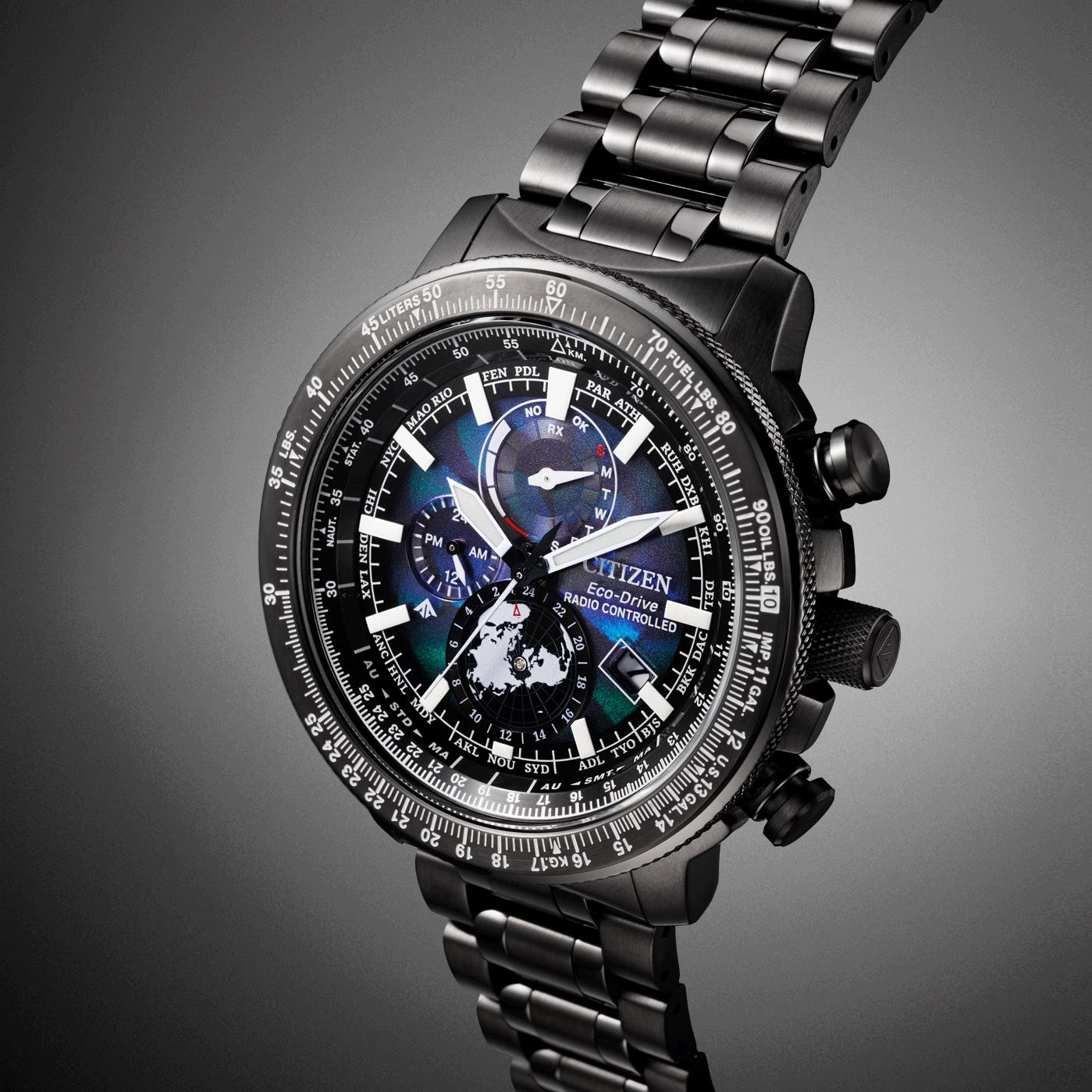 Citizen Promaster 100th Anniversary Radio-Controlled Geo Trekker (x/700) BY3005-56E Chronographe pour homme Édition Très