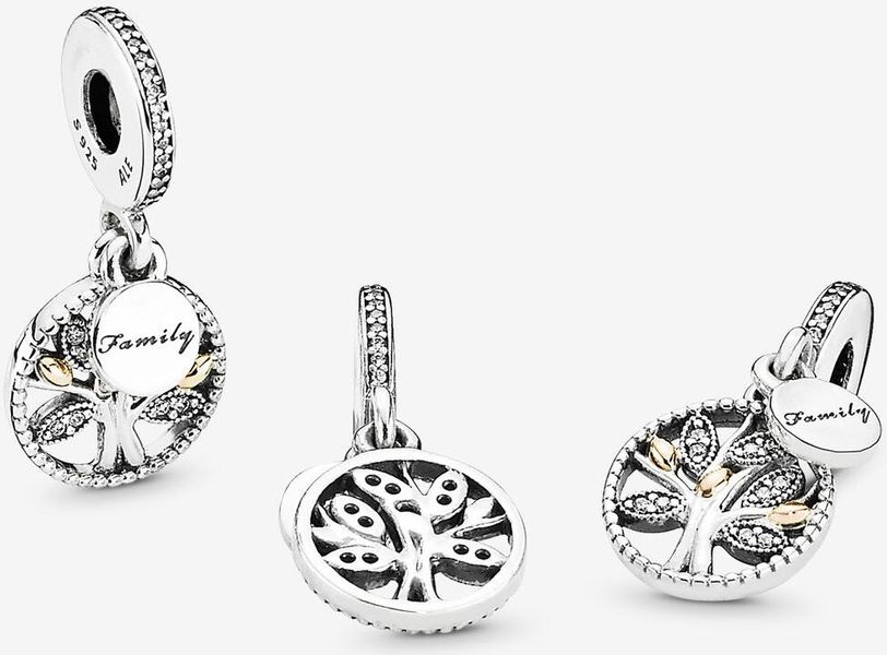 Pandora Sparkling Family Tree Charm-Anhänger 791728CZ Anhänger Pandora Sparkling Family Tree Charm-Anhänger 791728CZ Anhänger