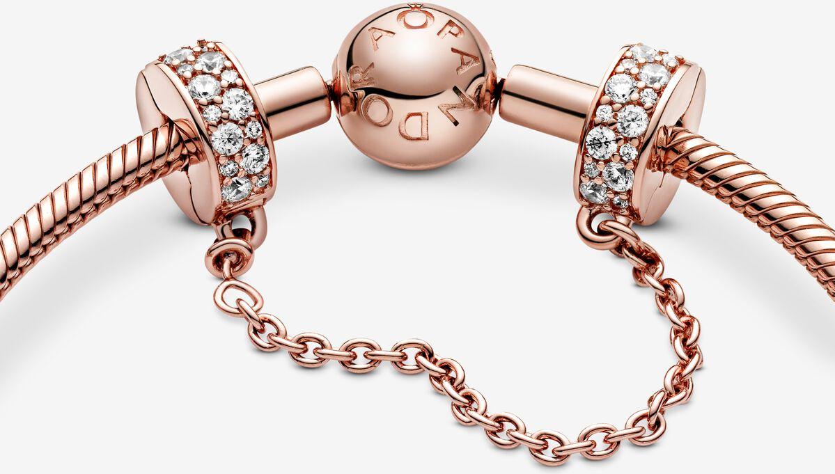 Pandora Klarer Pavé Komfortketten Clip 786322CZ-05 Hanger