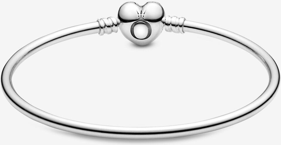 Pandora Moments Herzverschluss Armreif 596268 Braccialetto per donne