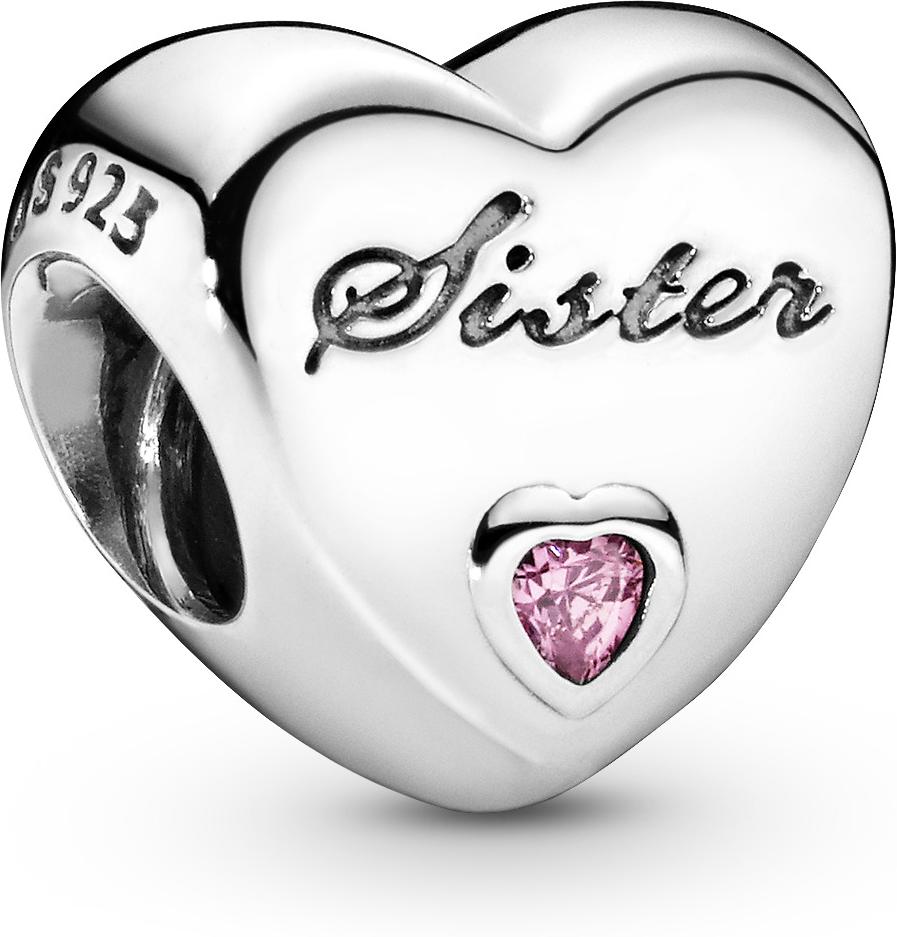 Pandora Schwesterherz Charm 791946PCZ Pendentif