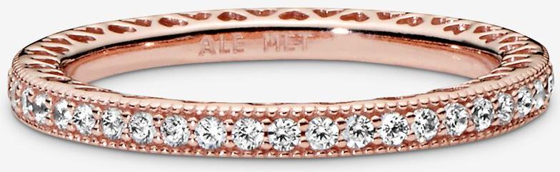 Pandora Funkeln und Herzen Ring 180963CZ Damesring Pandora Funkeln und Herzen Ring 180963CZ Damesring