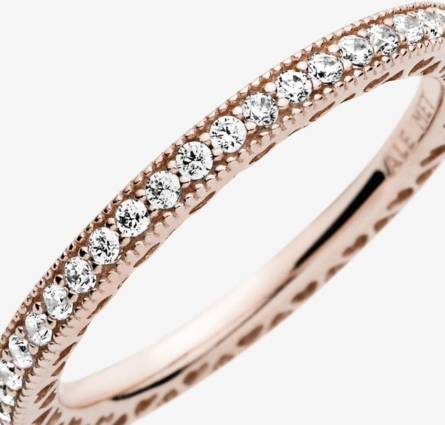 Pandora Funkeln und Herzen Ring 180963CZ Damesring Pandora Funkeln und Herzen Ring 180963CZ Damesring