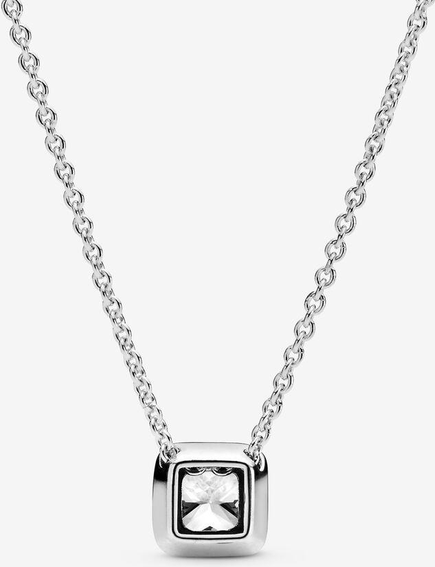 Pandora Quadratischer Funkelnder Strahlenkranz Halskette 396241CZ-45 Damenhalskette Pandora Quadratischer Funkelnder Strahlenkranz Halskette 396241CZ-45 Damenhalskette