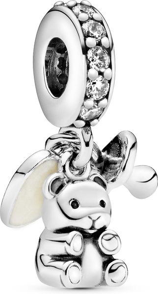 Pandora Baby-Teddybär Charm-Anhänger 792100CZ Pendentif Pandora Baby-Teddybär Charm-Anhänger 792100CZ Pendentif