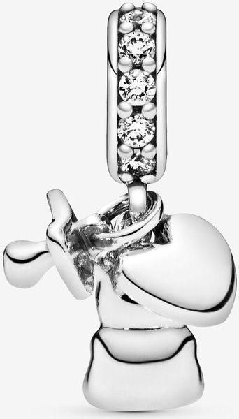 Pandora Baby-Teddybär Charm-Anhänger 792100CZ Pendentif Pandora Baby-Teddybär Charm-Anhänger 792100CZ Pendentif