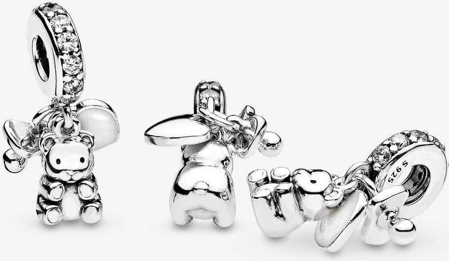 Pandora Baby-Teddybär Charm-Anhänger 792100CZ Pendentif Pandora Baby-Teddybär Charm-Anhänger 792100CZ Pendentif
