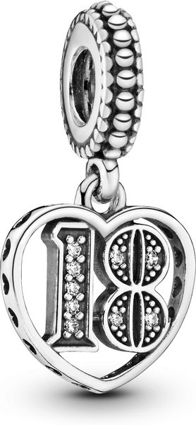 Pandora 18. Geburtstag Charm-Anhänger 797262CZ Pendente