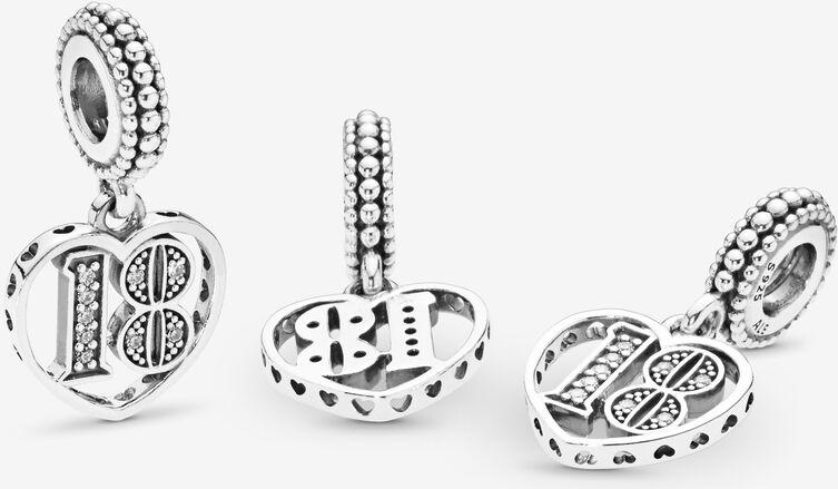 Pandora 18. Geburtstag Charm-Anhänger 797262CZ Pendente