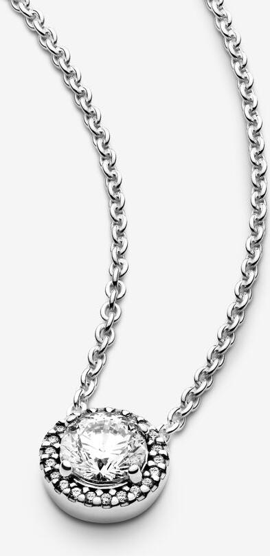 Pandora Halskette mit Rundem Funkelndem Strahlenkranz 396240CZ-45 womans necklace