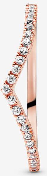 Pandora Funkelnder Wishbone Ring 186316CZ Damesring Pandora Funkelnder Wishbone Ring 186316CZ Damesring