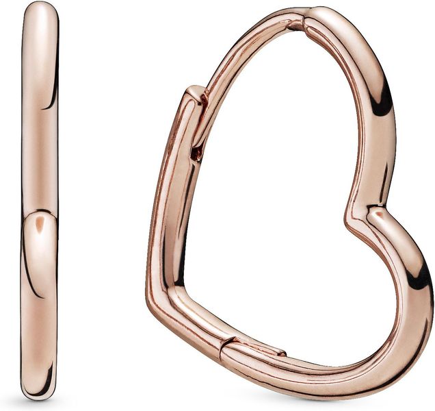 Pandora Asymmetrisches Herz Ohrringe 288307 Orecchini