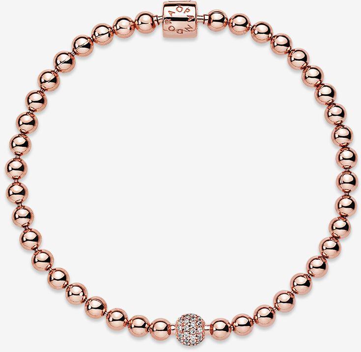 Pandora Kugel & Pavé Armband 588342CZ Bracelet pour femmes