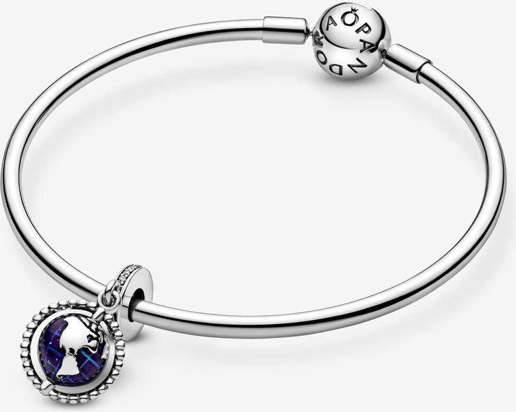 Pandora Drehender Globus Charm-Anhänger 798021CZ Anhänger Pandora Drehender Globus Charm-Anhänger 798021CZ Anhänger