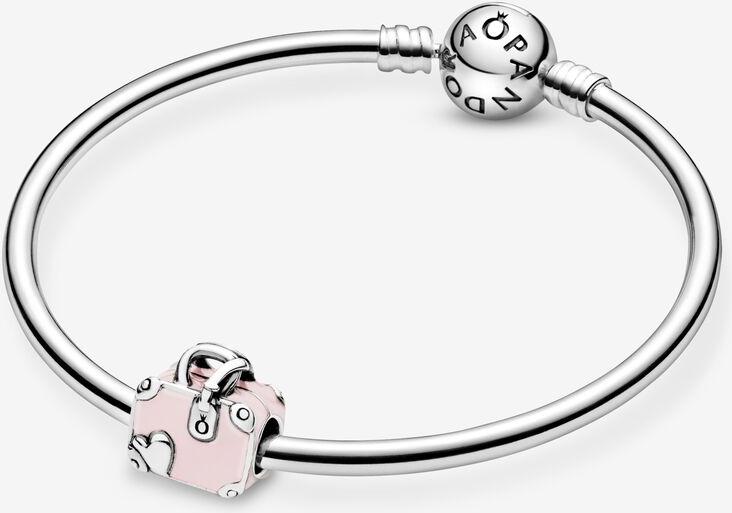 Pandora Rosafarbener Koffer Charm 798063EN124 Pendant Pandora Rosafarbener Koffer Charm 798063EN124 Pendant