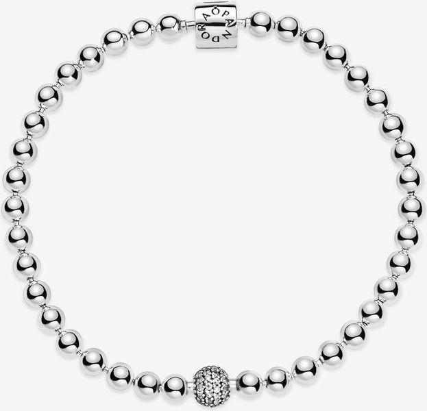 Pandora Kugel & Pavé Armband 598342CZ-21 Braccialetto per donne