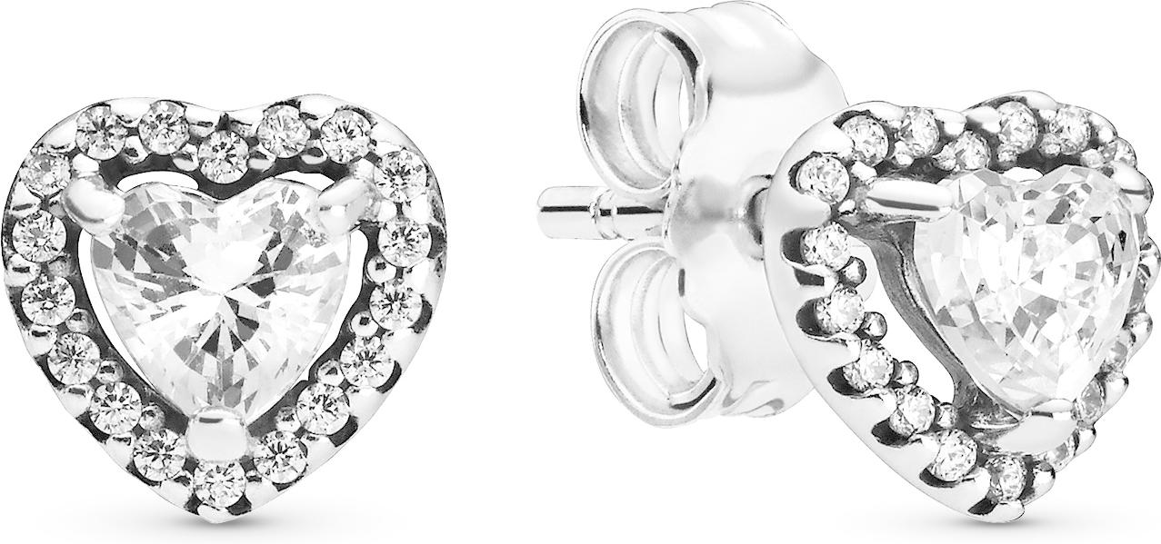 Pandora Erhabene Herzen Ohrstecker 298427C01 Earrings