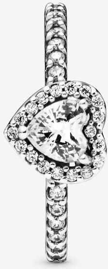 Pandora Erhabenes Herz Ring 198421C01 Anillo para mujeres