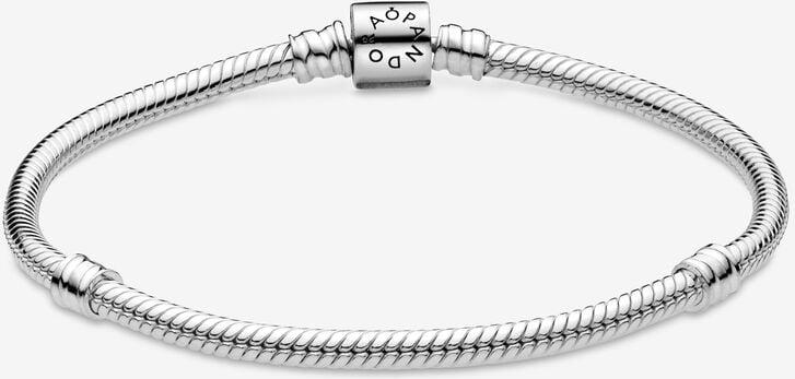 Pandora Schlangen-Gliederarmband mit Zylinder-Verschluss 598816C00 Bracelet pour femmes