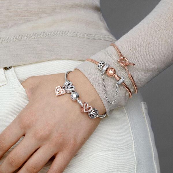 Pandora Funkelndes Freihand-Herz Charm 798692C01 Colgante Pandora Funkelndes Freihand-Herz Charm 798692C01 Colgante