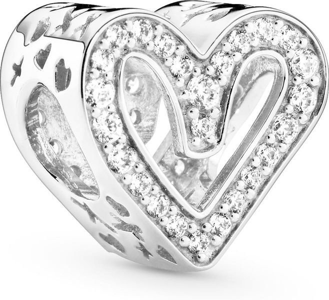 Pandora Funkelndes Freihand-Herz Charm 798692C01 Colgante Pandora Funkelndes Freihand-Herz Charm 798692C01 Colgante