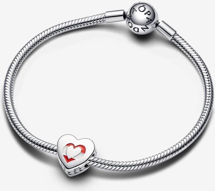 Pandora Charm österreichische Flagge 792015C00_E060 Pendente Pandora Charm österreichische Flagge 792015C00_E060 Pendente