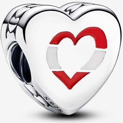 Pandora Charm österreichische Flagge 792015C00_E060 Pendente Pandora Charm österreichische Flagge 792015C00_E060 Pendente