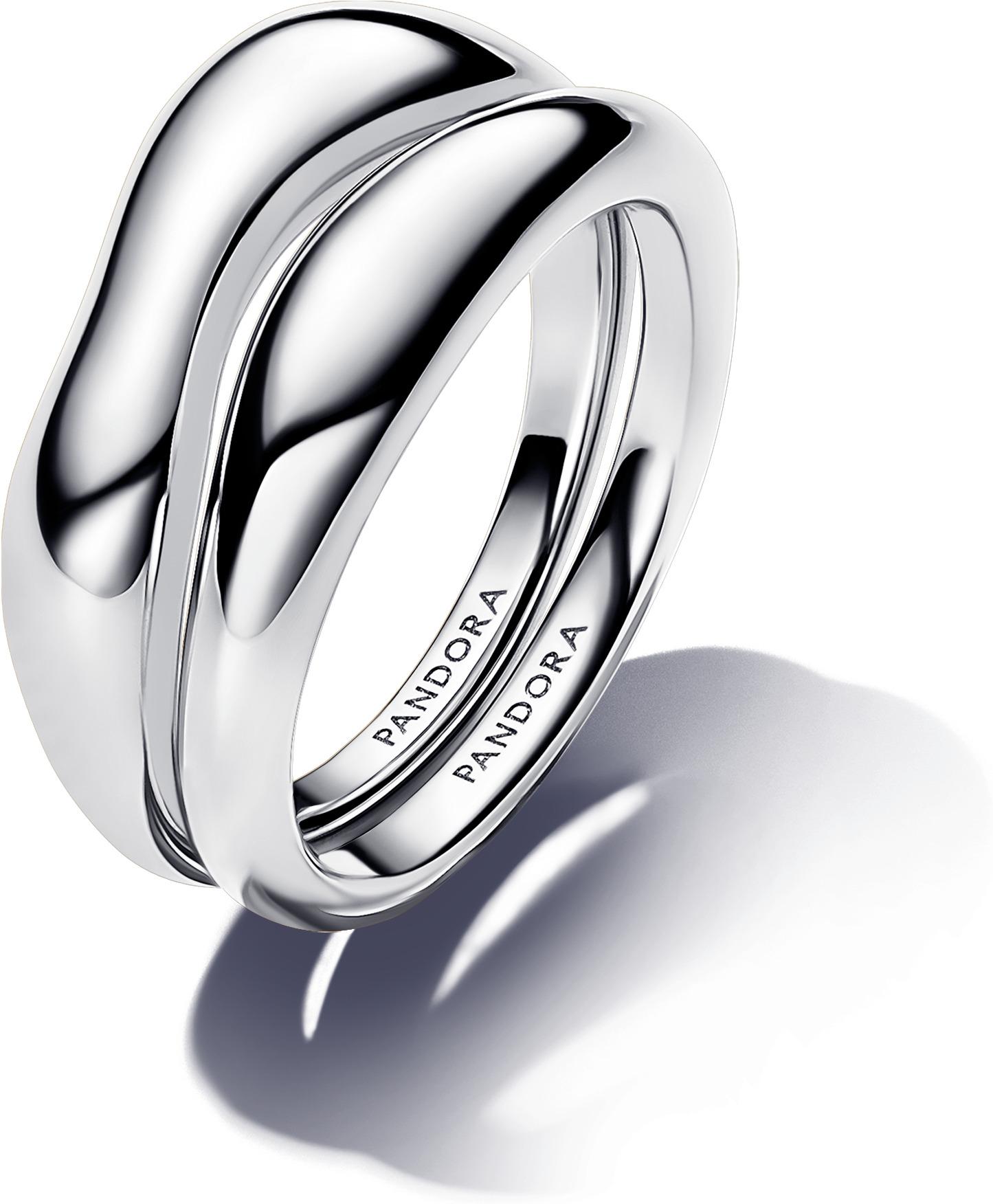 Pandora Organisch Geformte Stacking-Ringe 193264C00 Bague pour femmes