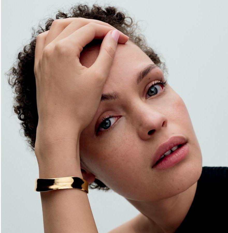 Pandora Organisch Geformter Breiter Offener Armreif 563302C00-1