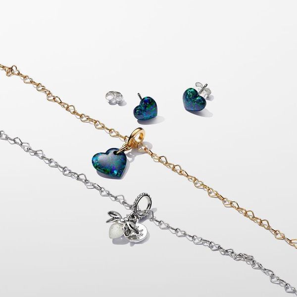Pandora Verbundene Herzen Collier-Halskette 393334C00-45 Damenhalskette Pandora Verbundene Herzen Collier-Halskette 393334C00-45 Damenhalskette