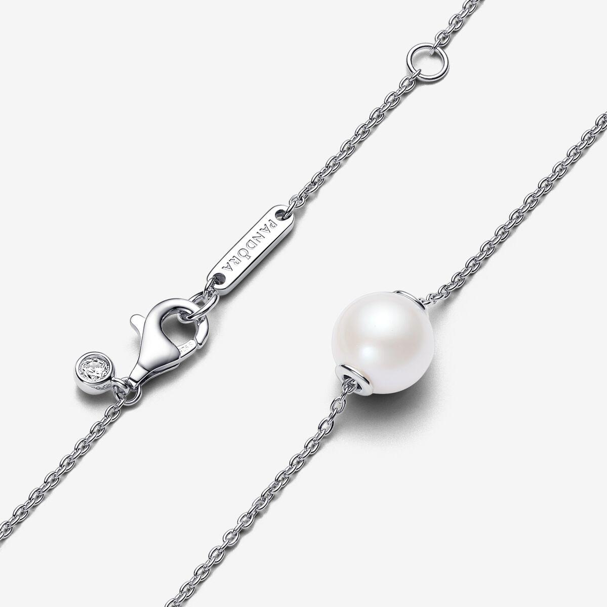 Pandora Behandelte Süßwasserzuchtperle  Collier-Halskette 393167C01-45 Cadena de cuello para mujeres