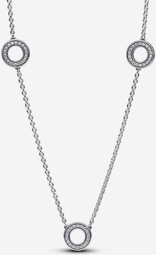 Pandora Pavé Kreise Halskette 393162C01-50 Damenhalskette Pandora Pavé Kreise Halskette 393162C01-50 Damenhalskette
