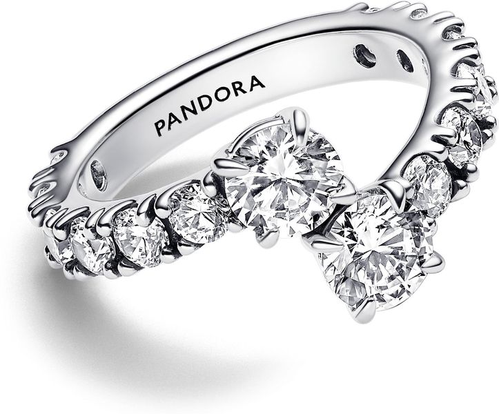 Pandora Glitzernder Überlappender Band-Ring 193149C01 Anello donna Pandora Glitzernder Überlappender Band-Ring 193149C01 Anello donna