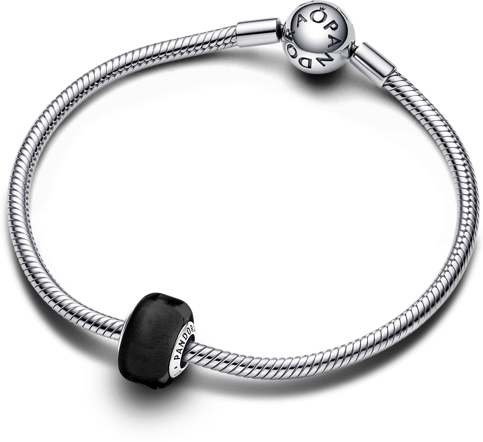 Pandora Schwarzes Murano-Glas Mini-Charm 793117C00 Colgante