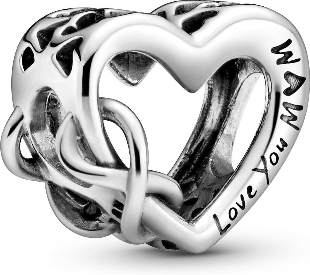 Pandora „Love You Mum“ Unendlichkeits-Herz Charm 798825C00 Anhänger