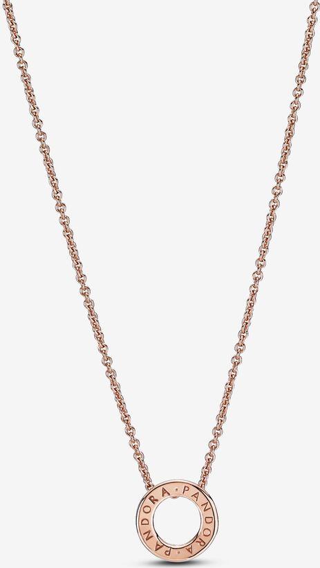 Pandora Pandora Logo Pavé-Kreis Halskette 387436C01-45 womans necklace