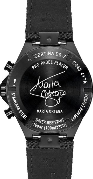 Certina DS-7 Chronograph Padel Edition C043.417.38.201.10 Cronógrafo para hombres Certina DS-7 Chronograph Padel Edition C043.417.38.201.10 Cronógrafo para hombres
