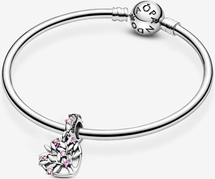 Pandora Rosafarbener Familienstammbaum Charm-Anhänger 799153C01 Hanger