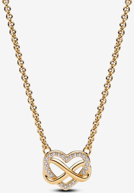 Pandora Funkelnde Unendlichkeits-Herz Collier-Halskette 362666C01-50 Damenhalskette Pandora Funkelnde Unendlichkeits-Herz Collier-Halskette 362666C01-50 Damenhalskette