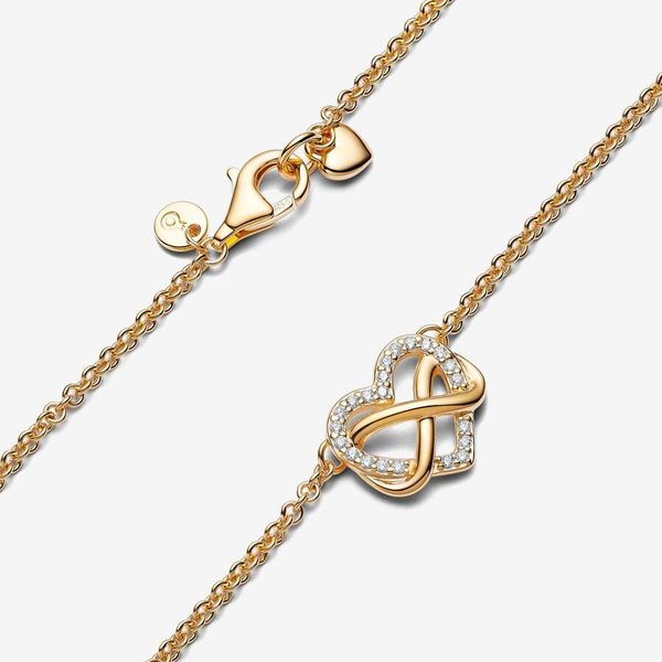 Pandora Funkelnde Unendlichkeits-Herz Collier-Halskette 362666C01-50 womans necklace Pandora Funkelnde Unendlichkeits-Herz Collier-Halskette 362666C01-50 womans necklace