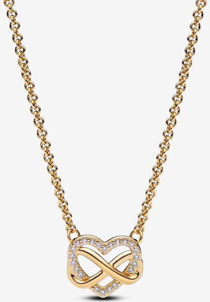 Pandora Funkelnde Unendlichkeits-Herz Collier-Halskette 362666C01-50 womans necklace Pandora Funkelnde Unendlichkeits-Herz Collier-Halskette 362666C01-50 womans necklace