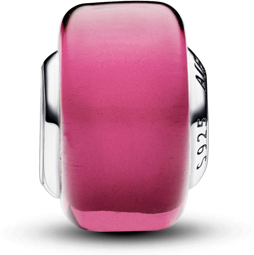 Pandora Rosafarbenes Murano-Glas Mini-Charm 793107C00 Pendente