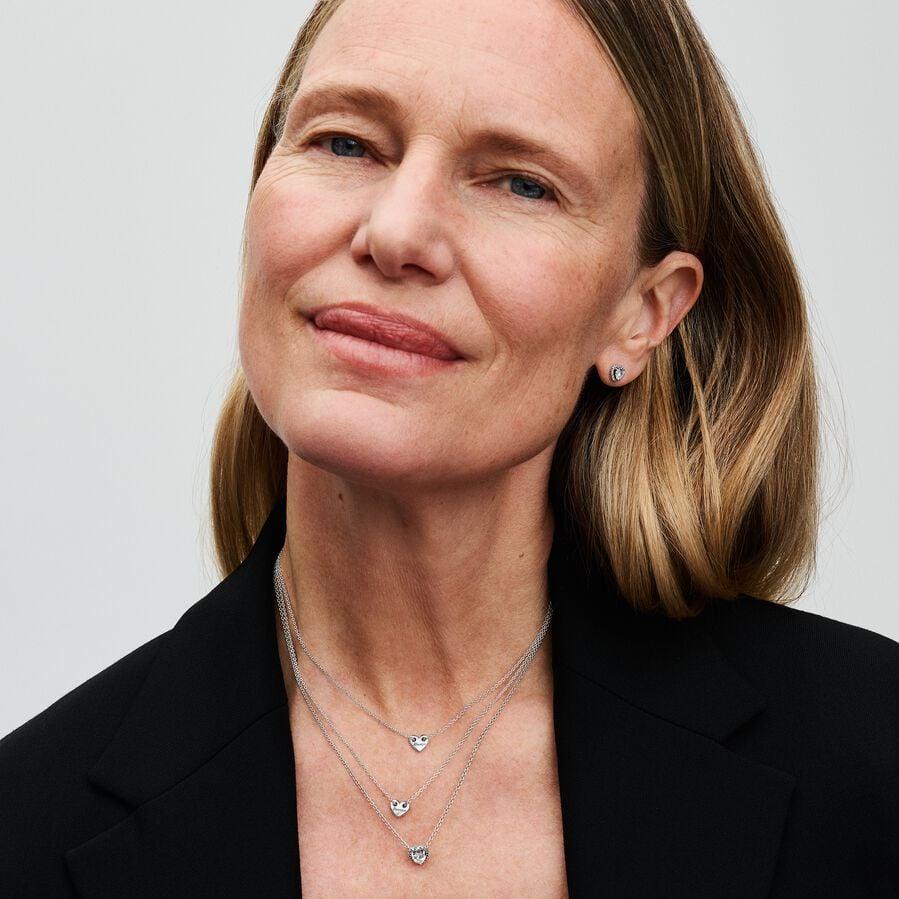 Pandora FĂĽr immer & Ewig Teilbare Herz Collier-Halsketten 393207C00-45 Damenhalskette Pandora FĂĽr immer & Ewig Teilbare Herz Collier-Halsketten 393207C00-45 Damenhalskette