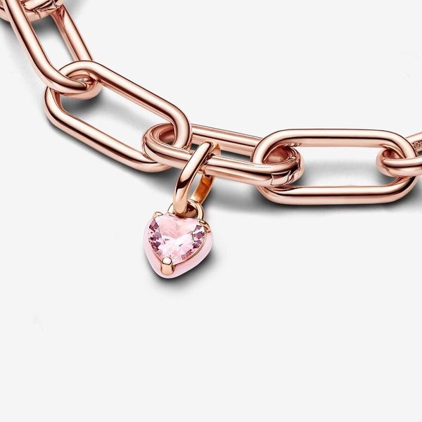 Pandora ME Rosafarbenes Chakra-Herz Mini-Charm-Anhänger 783042C01 Pendente Pandora ME Rosafarbenes Chakra-Herz Mini-Charm-Anhänger 783042C01 Pendente
