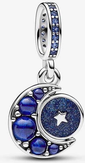 Pandora Funkelnder Drehender Mond Charm-Anhänger 792979C01 Colgante Pandora Funkelnder Drehender Mond Charm-Anhänger 792979C01 Colgante