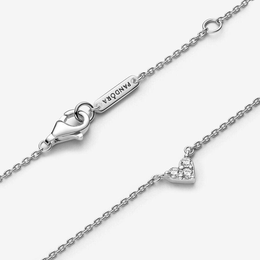 Pandora Drei Sterne Herz Collier-Halskette 393014C01-45 Chaîne de cou pour femmes