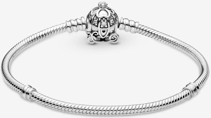 Pandora Disney Cinderella Kürbiskutschen-Verschluss Armband 599190C01 Braccialetto per donne Pandora Disney Cinderella Kürbiskutschen-Verschluss Armband 599190C01 Braccialetto per donne