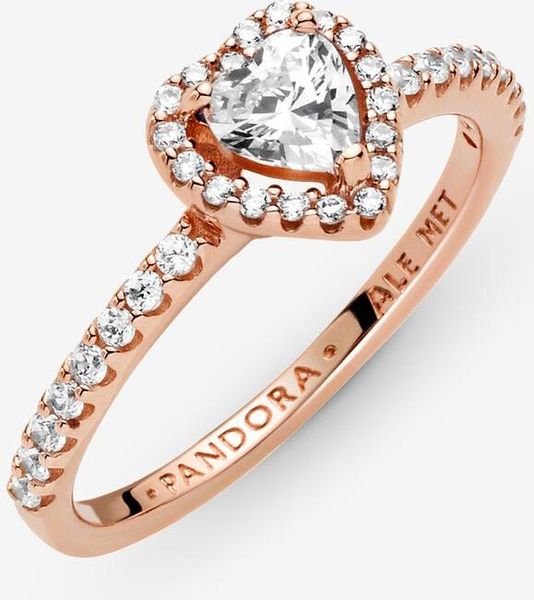 Pandora Funkelndes erhabenes Herz Ring 188421C02 Bague pour femmes Pandora Funkelndes erhabenes Herz Ring 188421C02 Bague pour femmes